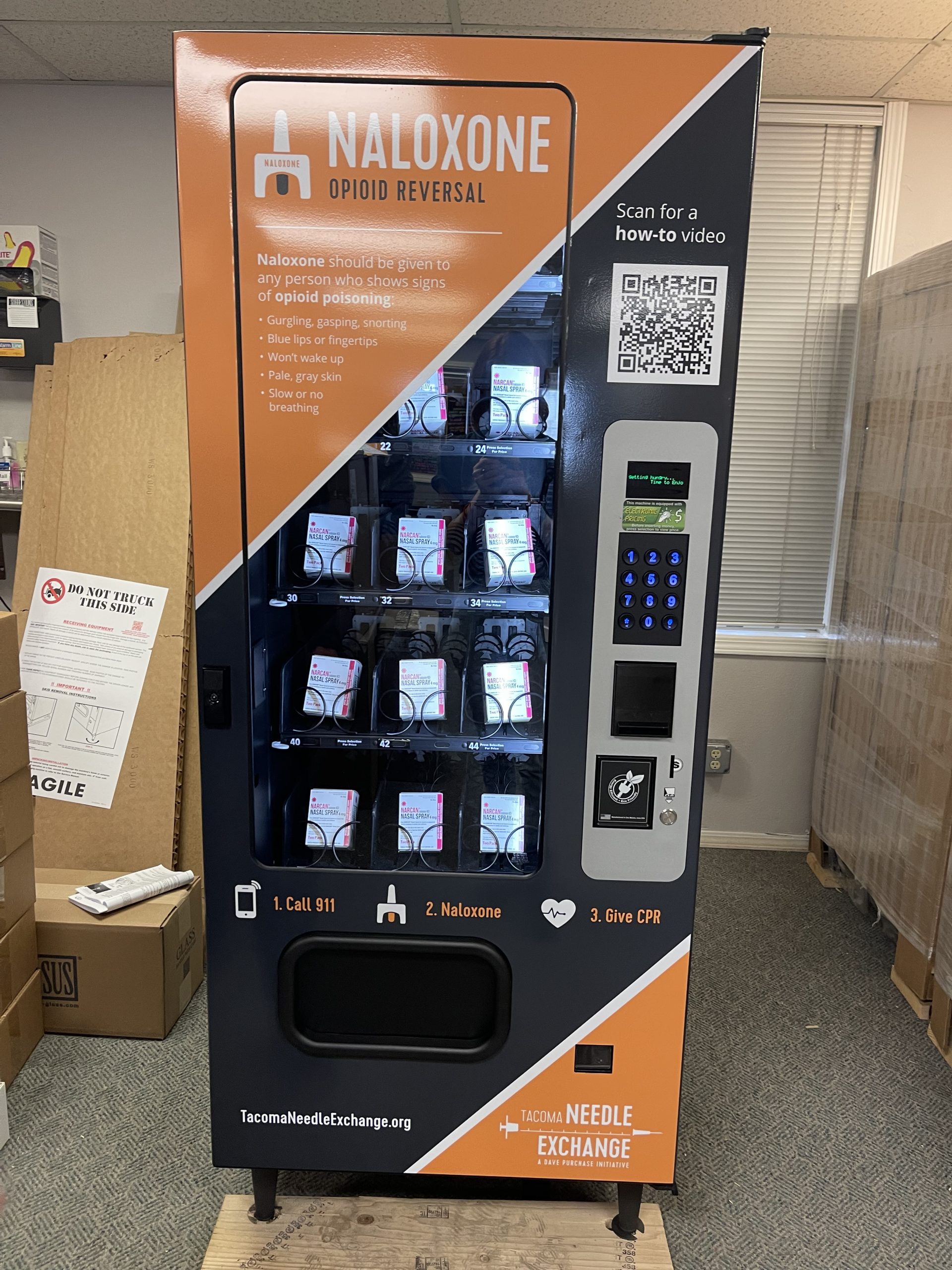 Considerations for Naloxone Vending Machines